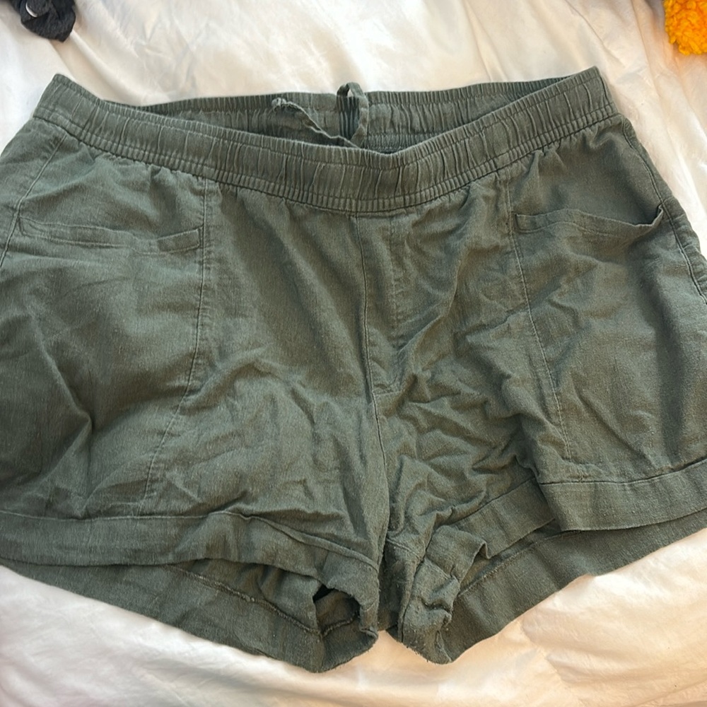 Army Green Old Navy cotton shorts